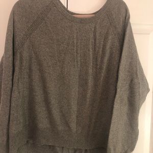 Banana Republic woman’s slouchy sweater in silver xl